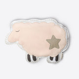 Organic Shaped Cushion - Peach Sheep