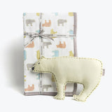 Tuck Me In Gift Bundle <br> Multi-Colour Bear<br><span style="font-size: 10px;">Can be Personalised</span>