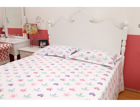 Crown Bedsheet Set <br> Single/Double Bed Sizes Available