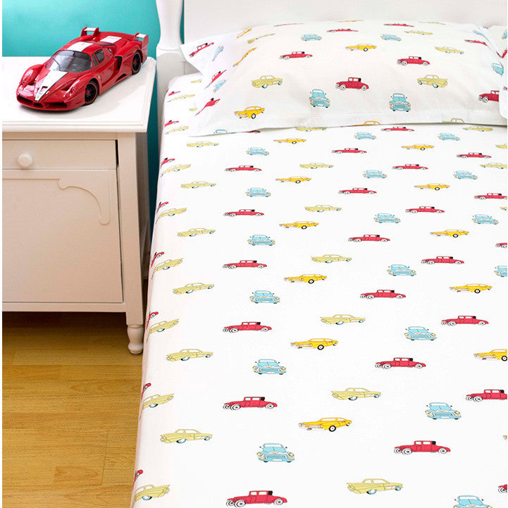 Cars Bedsheet Set <br> Double Bed Size