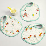 Circus Circus Muslin Bibs <br> Set of 3