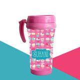 Personalised Travel Mug - Cupcake Theme
