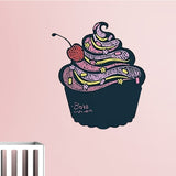 Chalkboard Wall Sticker <br> Cupcake