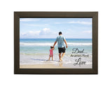 "Dad & Daugther(s)" Personalised Photo Frame