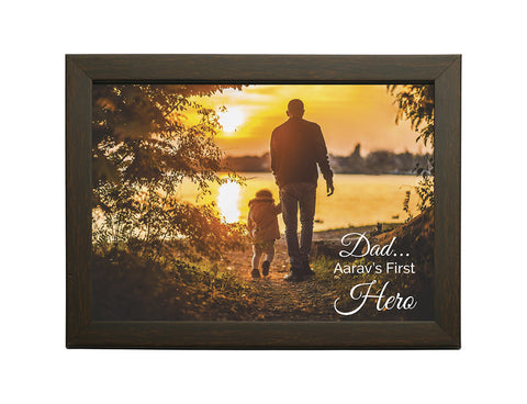 "Dad & Son(s)" Personalised Photo Frame