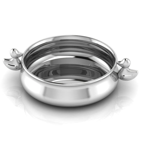 Sterling Silver Duck Porringer
