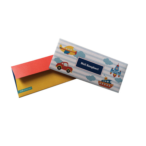 Personalised Cash Envelopes<br/>Fast Track <br><span style="font-size: 10px;">Set of 12</span>