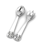 Sterling Elephant Spoon/Fork Set