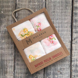 Bamboo Swaddle Set -  Enchanted Garden