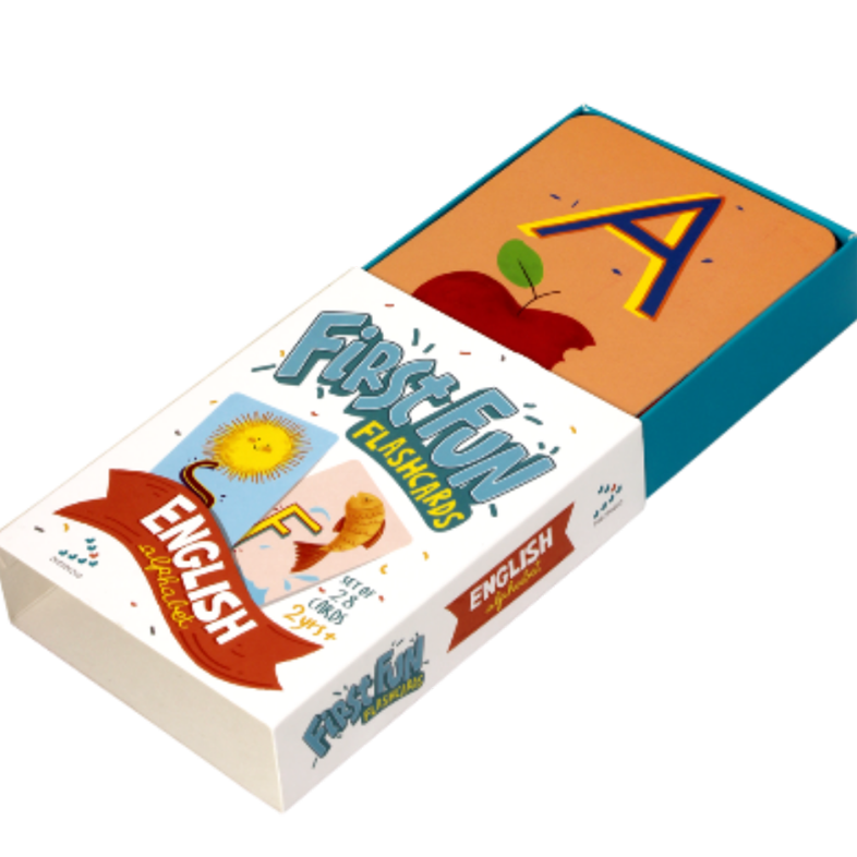 English Alphabet First Fun Flashcards
