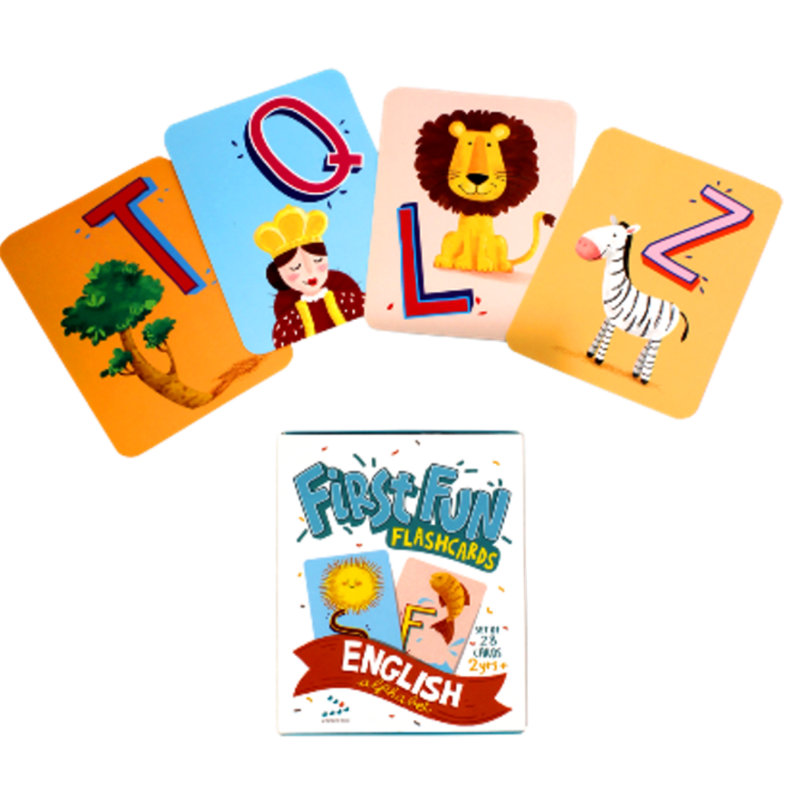 English Alphabet First Fun Flashcards