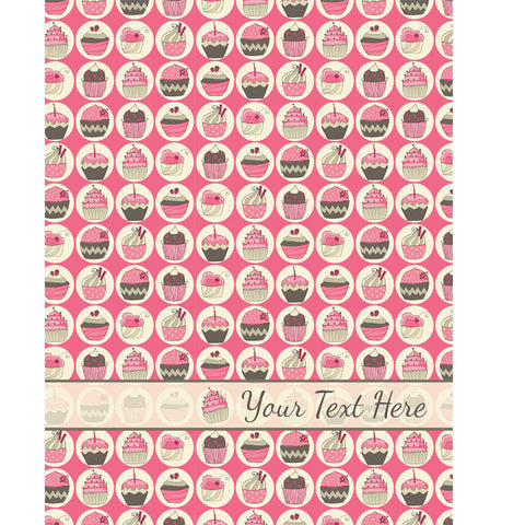 Personalised Folder <br/>Cupcakes