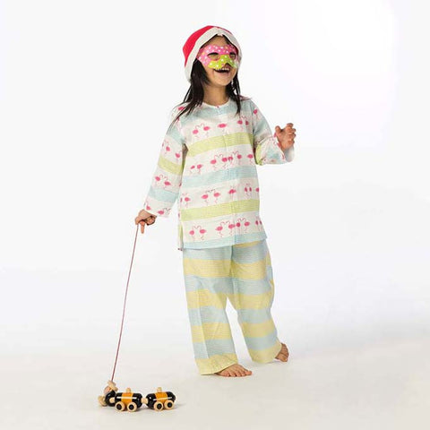 Kid's Pyjama Set <br> Flamingo
