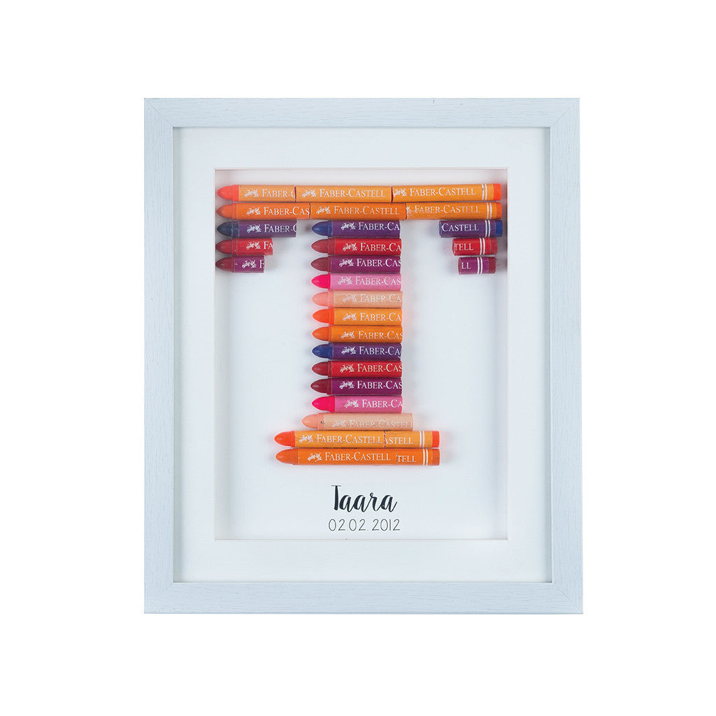Frame - a - Crayoned Initial
