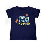 Future Cricket Star <br> Organic Cotton Tees for Toddlers, Can be Personalised