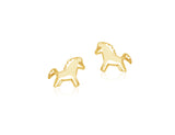 18K Gold My Little Pony Earrings <br> Pugs & Paws Collection