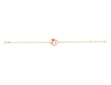 18Kt Gold Baby Girl Kitty Bracelet - Fine Jewellery - My Baby Babbles