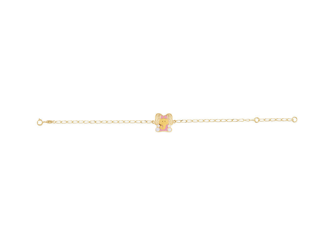 18K Gold Little Ellie Bracelet <br> Pugs & Paws Collection