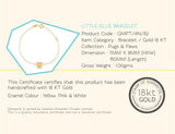 18K Gold Little Ellie Bracelet <br> Pugs & Paws Collection