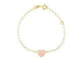 18K Gold Spiral Heart Bracelet <br> Young at Art Collection