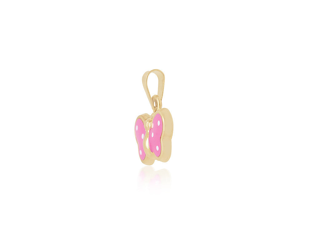 18K Gold Butterfly Pendant - Fine Jewellery - My Baby Babbles