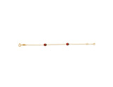 18K Gold Little Lady Bug Bracelet <br> Bugs & Bees Collection