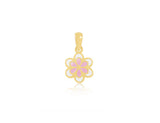18K Gold Baby Girl Flower Pendant - Fine Jewellery - My Baby Babbles