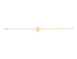 18Kt Gold Baby Girl Flower Bracelet - Fine Jewellery - My Baby Babbles