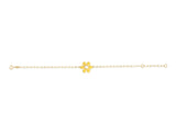 18K Gold Flower Bracelet - Fine Jewellery - My Baby Babbles