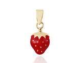 18K Very Berry Strawberry Pendant <br> Gemberry Collection