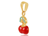 18K Gold Cherry Love Pendant <br> Gemberry Collection