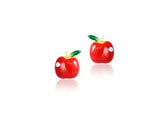 18K Gold Apple Earrings - Fine Jewellery - My Baby Babbles