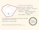 18K Gold An Apple A Day Bracelet <br> Gemberry Collection