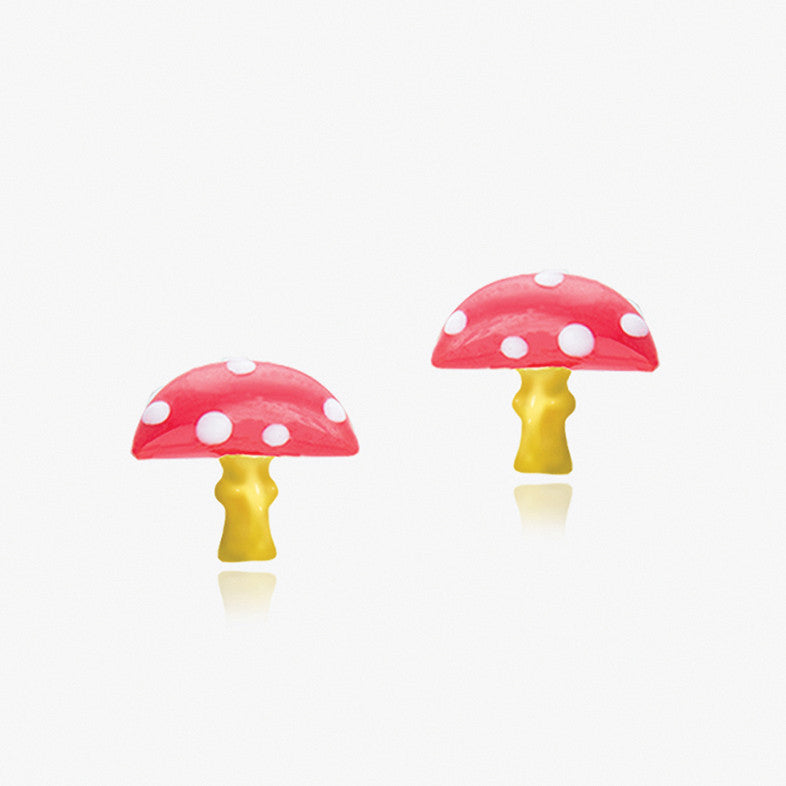 The Giant Mushroom Earrings <br> Storybook Collection<br> <span style="font-size: 10px;">More Colours Available</span>
