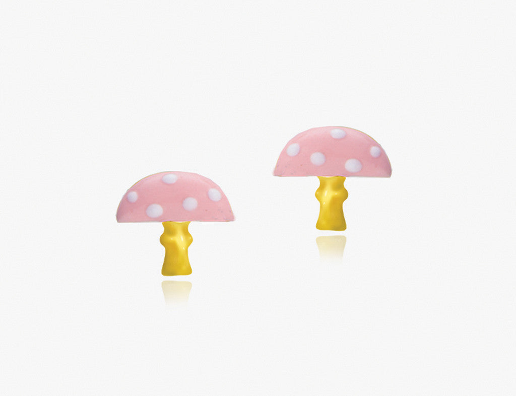 The Giant Mushroom Earrings <br> Storybook Collection<br> <span style="font-size: 10px;">More Colours Available</span>