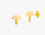 The Giant Mushroom Earrings <br> Storybook Collection<br> <span style="font-size: 10px;">More Colours Available</span>