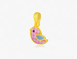 18K Gold The Proud Little Puffin Bird Pendant <br> Storybook Collection