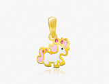 18K Gold The Dancing Pony Pendant <br> Storybook Collection