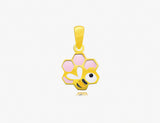 18K Gold About Hives, Bees & Honey Pendant <br> Storybook Collection