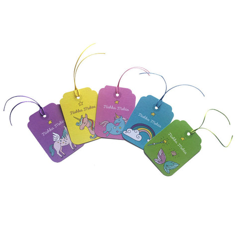 Personalised Gift Tags <br/>Magical Unicorn <br><span style="font-size: 10px;">Set of 10</span>