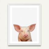 Little Piggy - Minimalist Framed Wall Art
