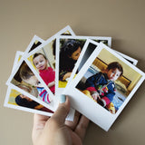 30 Printed Photo Squares with Pegs