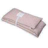 Cot Bumper <br> Pink Pin Stripe
