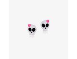 925 Sterling Silver Halloween High Earrings <br> Pop Art Silver Collection