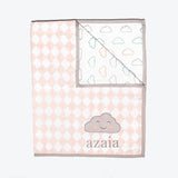 Organic Dohar Blanket <br> Pink Cloud<br><span style="font-size: 10px;">Can be Personalised</span>