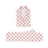 Kid's Pyjama Set - Notched Collar <br> Heart in Owl <br> <span style="font-size: 11px; font-family:Helvetica,Arial,sans-serif;">Can Be Personalised</span>