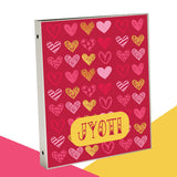 Personalised Binder<br/>Heart Theme