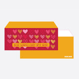 Envelopes, Set of 24<br/>Hearts Theme