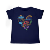 Hello <br> Organic Cotton Tees for Toddlers, Can be Personalised