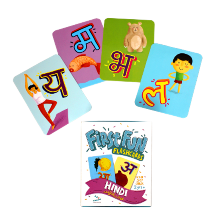 Hindi Alphabet First Fun Flashcards